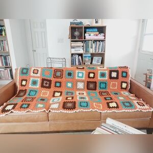 Handmade Multicolor Crochet Blanket